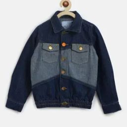 Boy Colourblock Spread-Collar Jacket-21