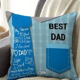 Typographic Print Cushion Cover with Filler 12" x 12"-29
