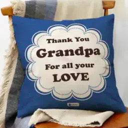 Typographic Print Cushion Cover with Filler 12" x 12"-image-46