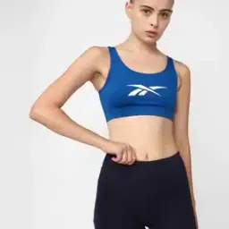 Logo Print Non-Wired Non-Padded Sports Bra-picture-44