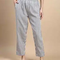 Women Striped Relaxed Fit Pyjamas-image-62