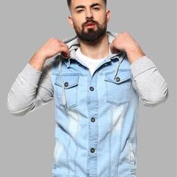 Colourblock Hooded Jacket with Pockets-7