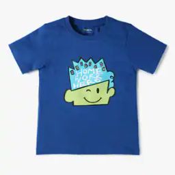 yousta Boys Graphic Print Regular Fit Round-Neck T-Shirt-picture-10