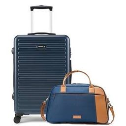 Men Striped Luggage Bag with Duffle Bag-image-83