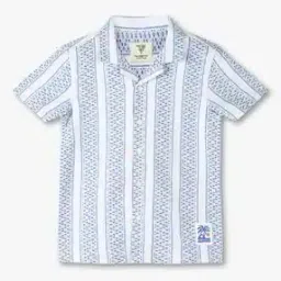 Boys Striped Regular Fit Shirt-image-9