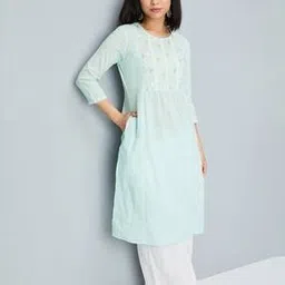 max Women Embroidered Straight Kurta-picture-38