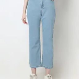Women Straight Fit Jeans with 5 Pocket Styling-image-72