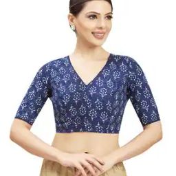 Women Floral Front Open Blouse-26