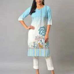 Graphic Print Straight Kurta-picture-23