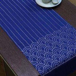 Embroidered Rectangular Table Runner-29