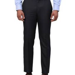Men Checked Relaxed Fit Trousers-picture-7