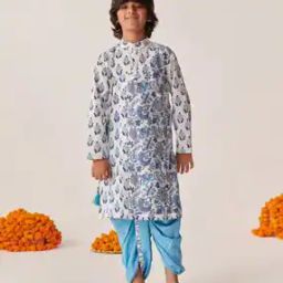 Boys Printed Kurta Dhotis Set-picture-28