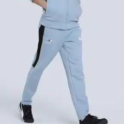 Men Colour-block Track Pants-image-15