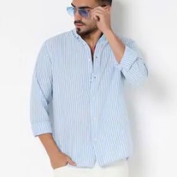 Men Striped Regular Fit Shirt-image-42