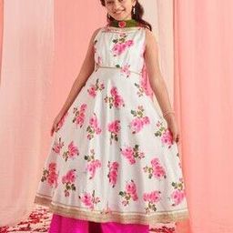 pspeaches Girl Floral Print 3-Piece Kurta Set-picture-37