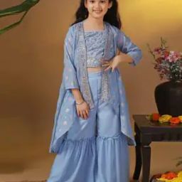 fashion dream Girls Embroidery Kurta Suit Set-picture-15