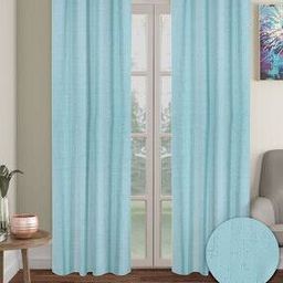 Set of 2 Eyelet Printed Long Door Curtains-image-53