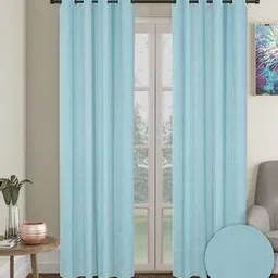 Set of 2 Eyelet Long Door Curtains-image-70