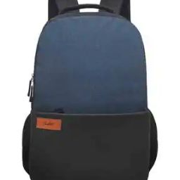 Men Colourblock Laptop Backpack with Zip Closure-27