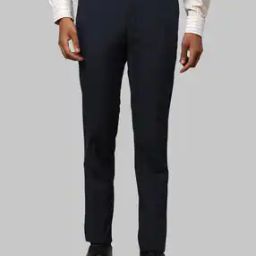 Flat-Front Slim Fit Trousers-image-61