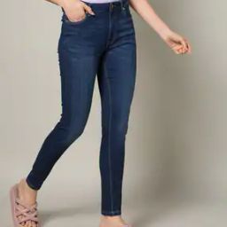 only Women Lightly Washed Skinny Fit Jeans-picture-11