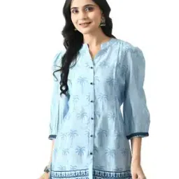 Women Printed A-Line Tunic-image-53