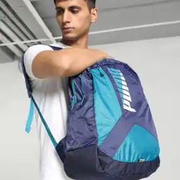 Colourblock Backpack with Adjustable Shoulder Straps-image-1