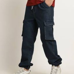 Shein Ankle Length Cargo Style Jogger Jeans-image-87