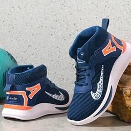 Mid-Top Sneakers with Lace Fastening-image-48