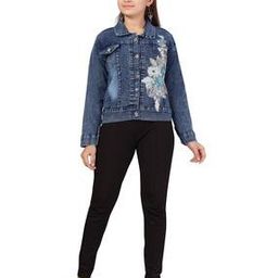 Floral Embroidered Full-Length Sleeve Jacket-13