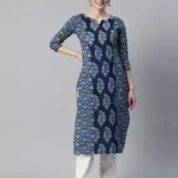 Women Floral Print Straight Kurta-picture-43
