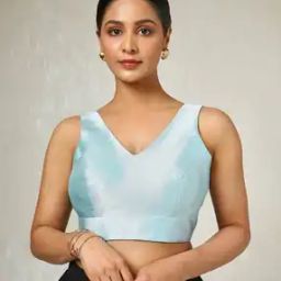 Women Back Open Blouse-image-53