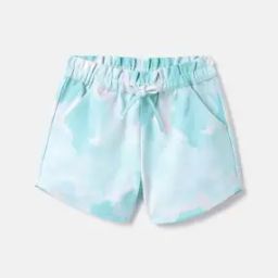 Girls Tie & Dye Shorts with Elasticated Drawstring Waist-picture-29