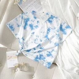 alisba Women Tie & Dye Round-Neck Top-picture-6