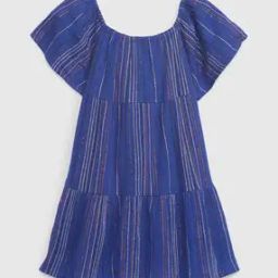 Striped Tiered Dress-image-22
