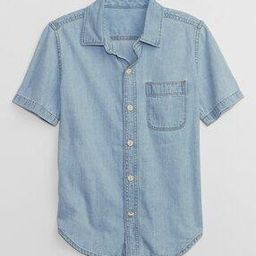 Spread Collar Relaxed Fit Shirt-image-61