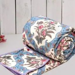 Floral Print Double-Size Reversible Dohar-4