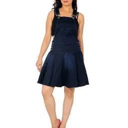 Denim Dungaree with Patch Pocket-image-42