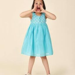 Embroidered Fit & Flare Dress-29