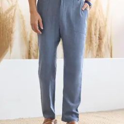 Men Relaxed Fit Trousers-image-52