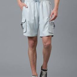 Low-Rise Regular Fit Cargo Shorts-image-48