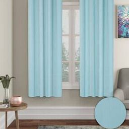 Set of 2 Plain Window Curtains-24