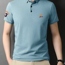 Men Embroidered Regular Fit Polo T-Shirt-picture-13