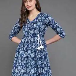 Floral Print V-Neck Tunic-picture-38