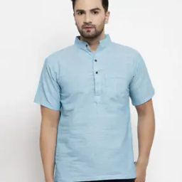 Short Kurta with Patch Pocket-image-38