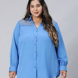 Women Self-Design Regular Fit Shirt-image-86