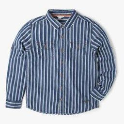 Striped Denim Shirt-picture-22