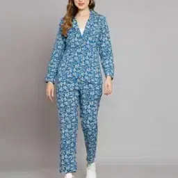 Floral Print Pant-Suit Set-image-89