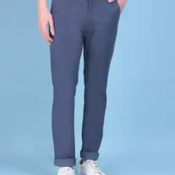 Men Slim Fit Flat-Front Chinos-picture-28