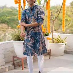 Men Regular Fit Long Kurta-image-122
